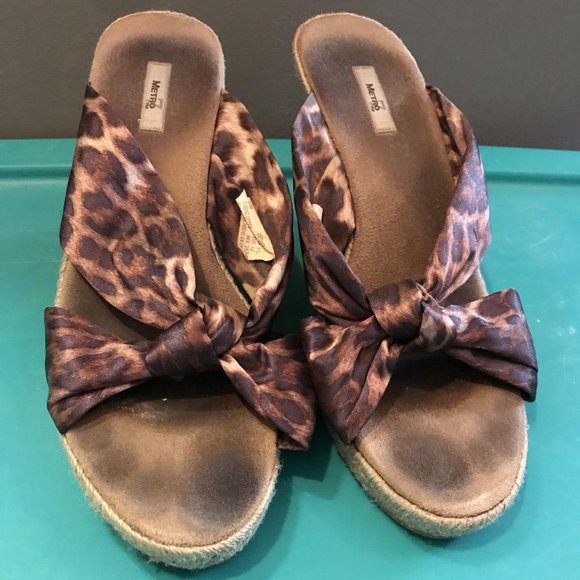 Leopard Print Wedges - Picture 2 of 2